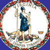 The lesser seal of the Commonwealth is the official seal of Virginia